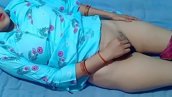 Indian Village Girl'S Solo Play And Handjob